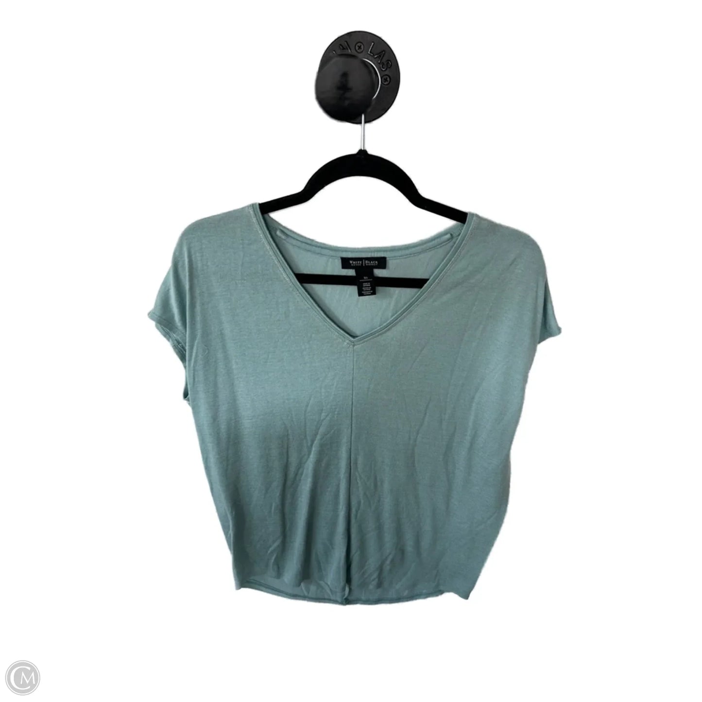 Top Short Sleeve By White House Black Market In Blue, Size: Xs