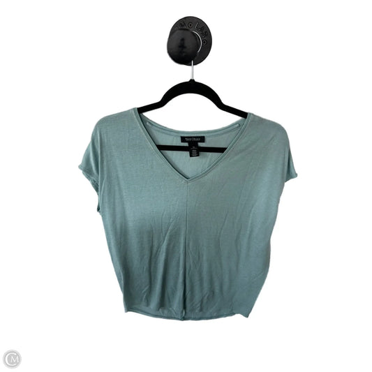Top Short Sleeve By White House Black Market In Blue, Size: Xs