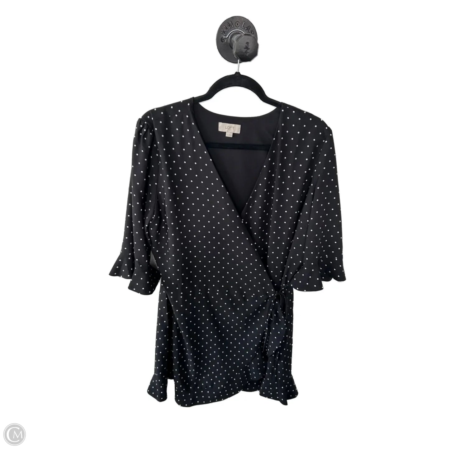 Dress Casual Short By Loft In Black & White, Size: L