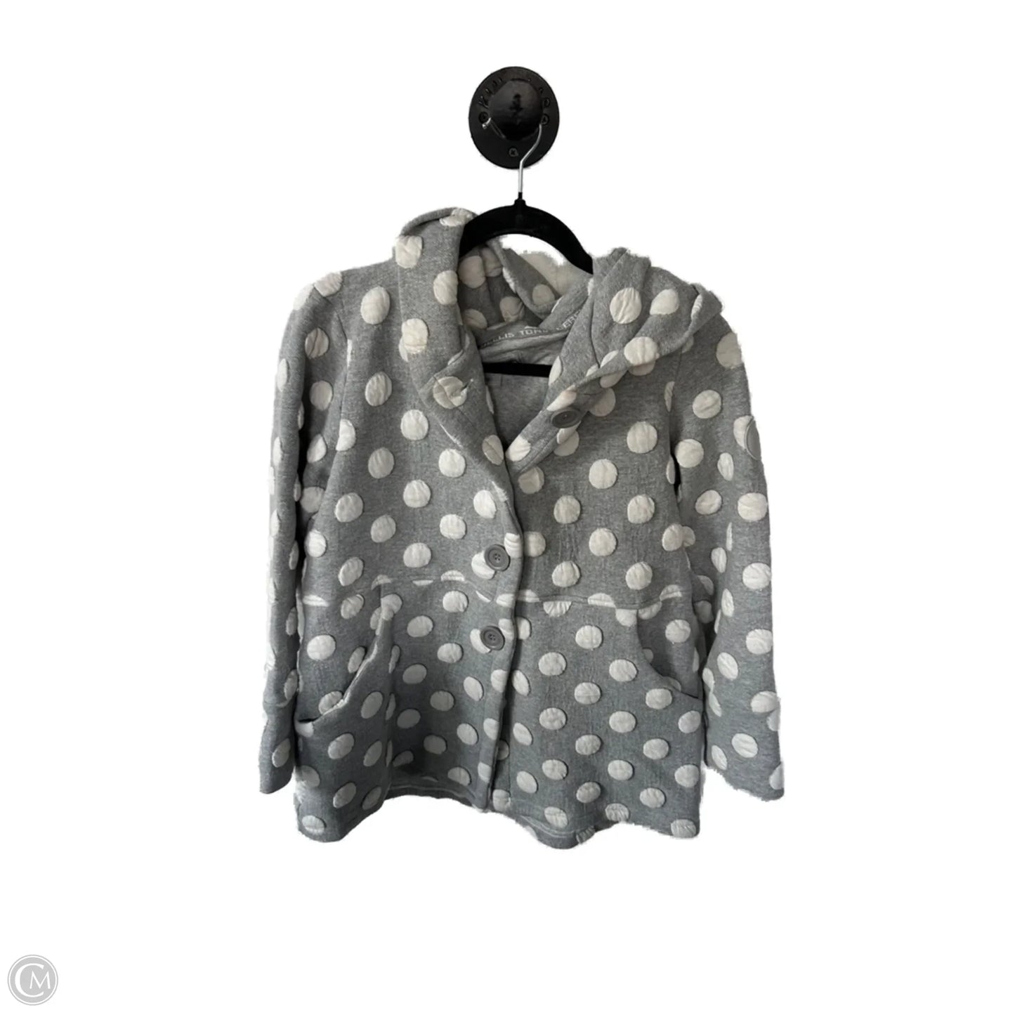 Jacket Other By Cma In Grey & White, Size: S