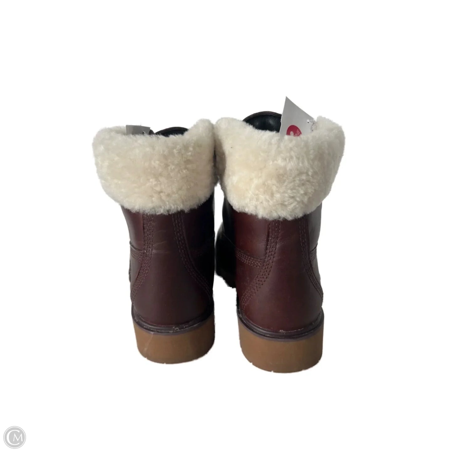 Boots Ankle Flats By Timberland In Red, Size: 7