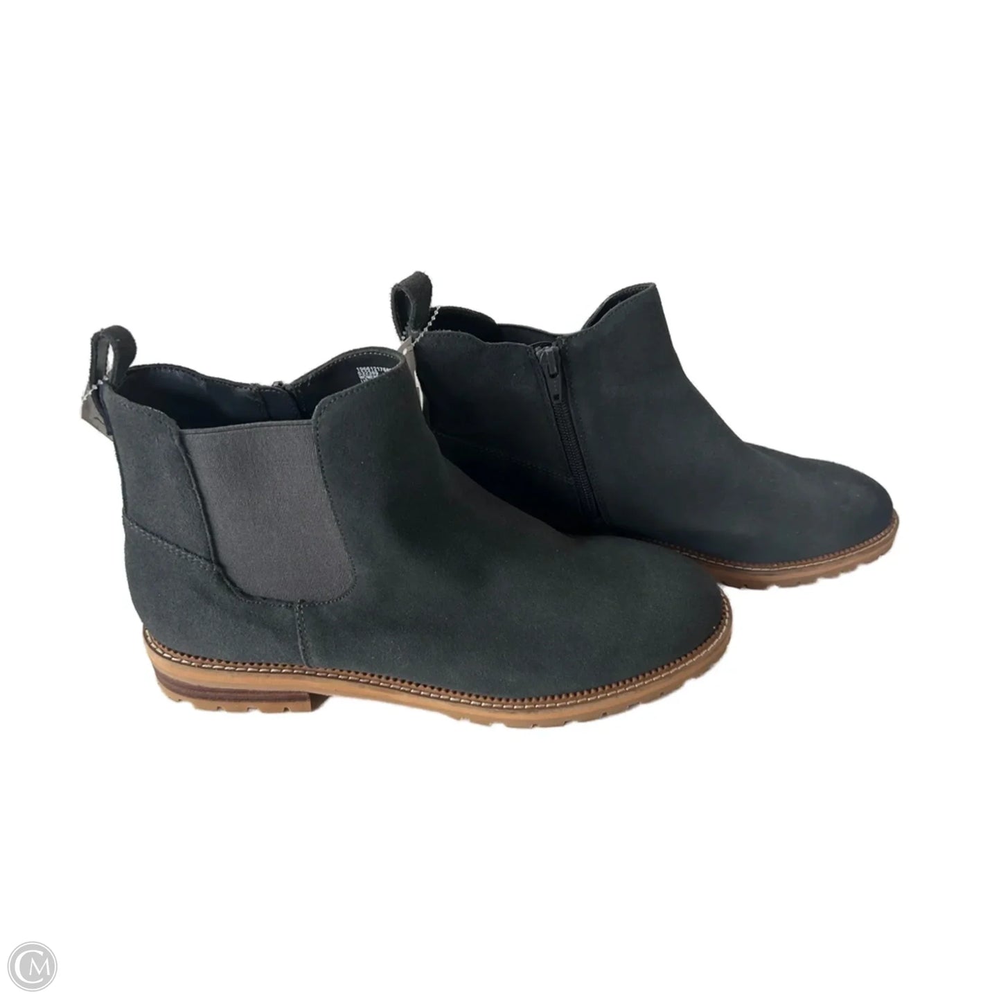 Boots Ankle Flats By Lands End In Grey, Size: 11