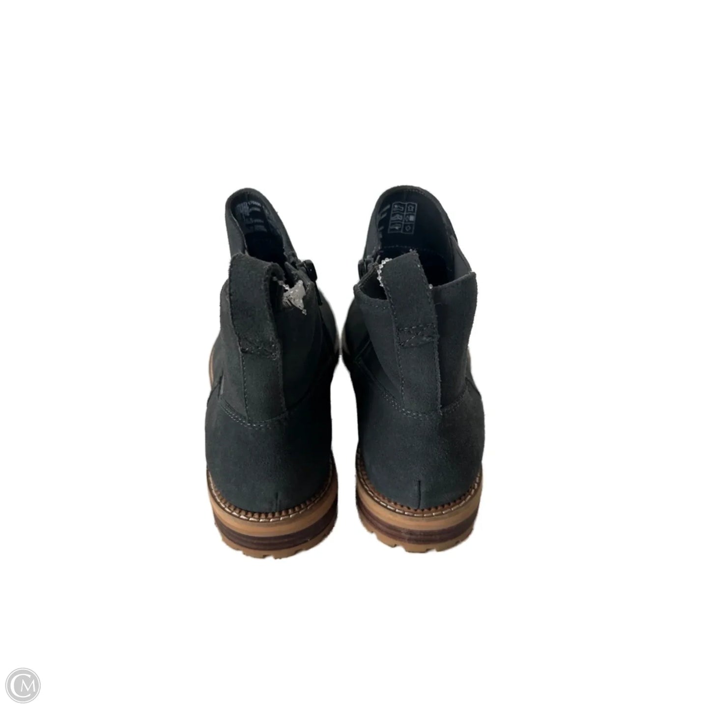 Boots Ankle Flats By Lands End In Grey, Size: 11
