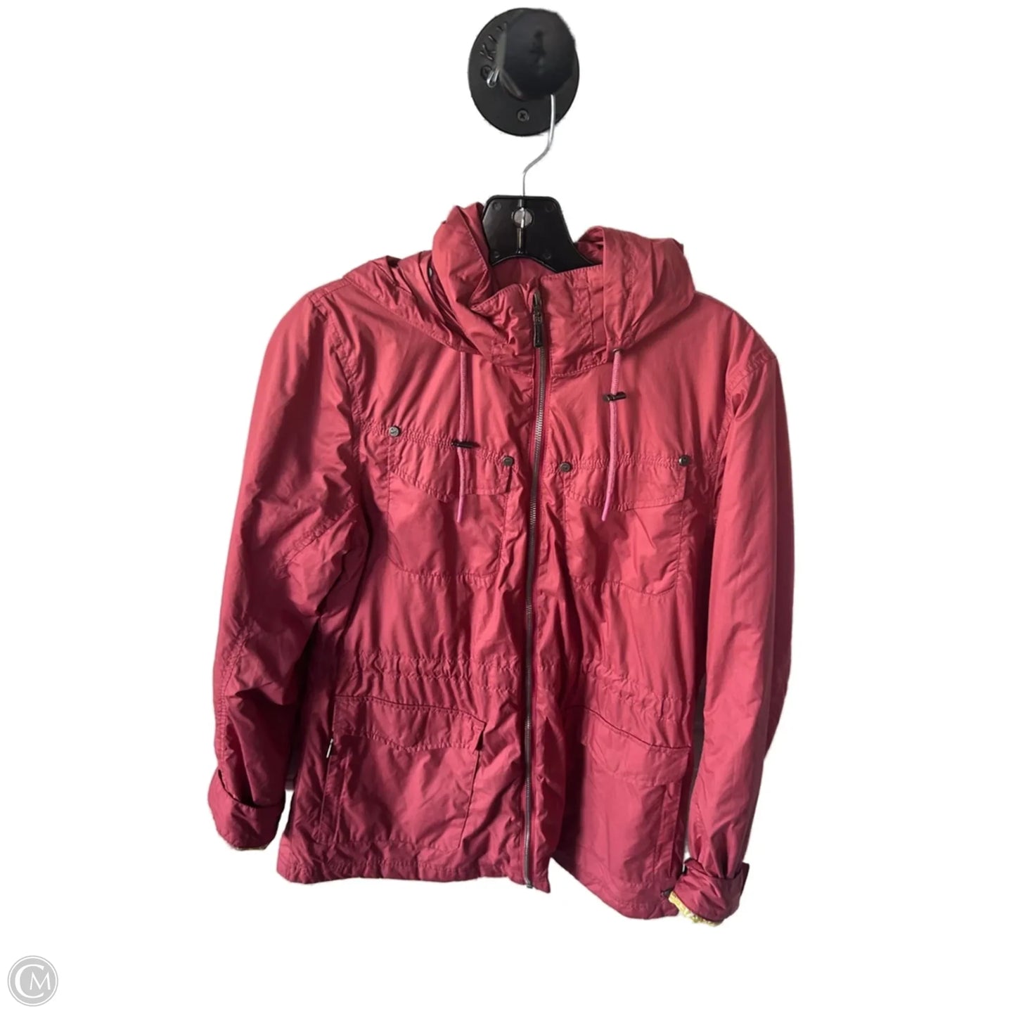 Jacket Windbreaker By Prana In Pink, Size: S