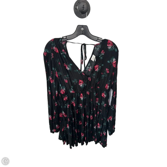 Dress Casual Short By A New Day In Black & Red, Size: M