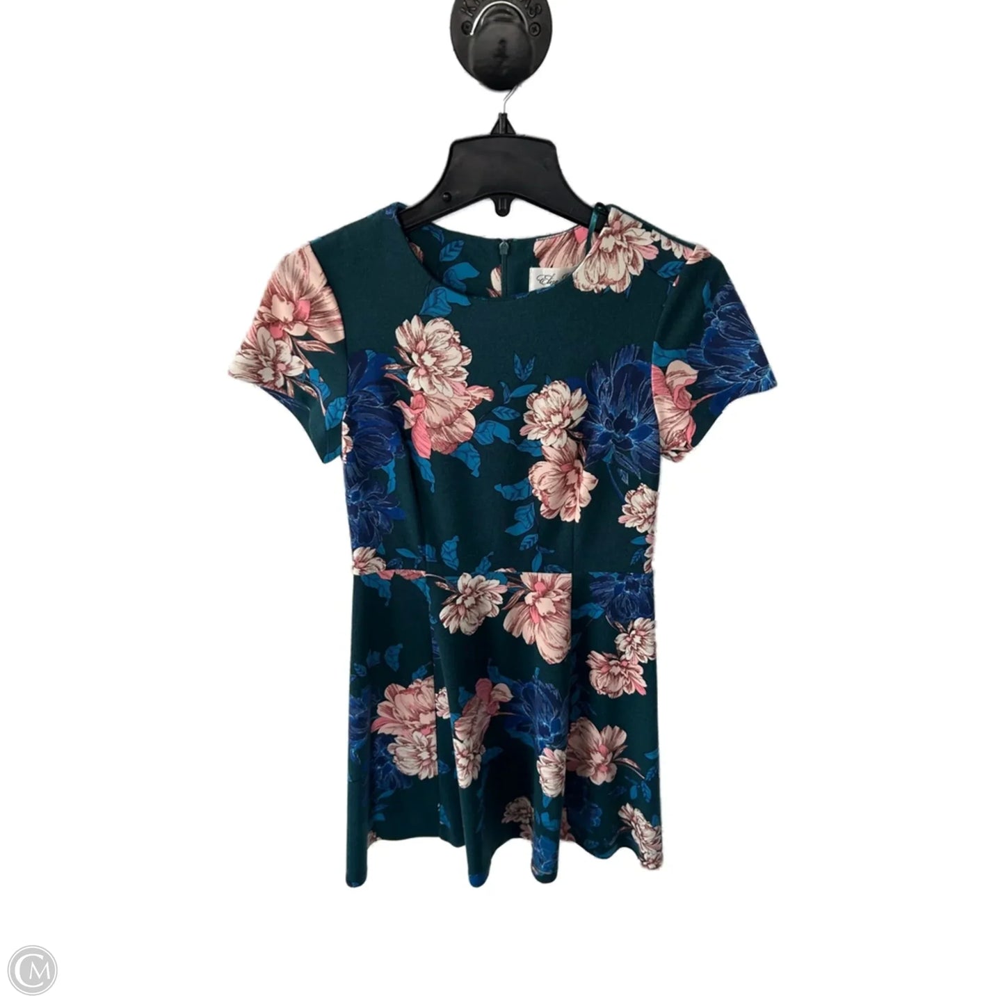 Dress Work By Eliza J In Green & Pink, Size: M