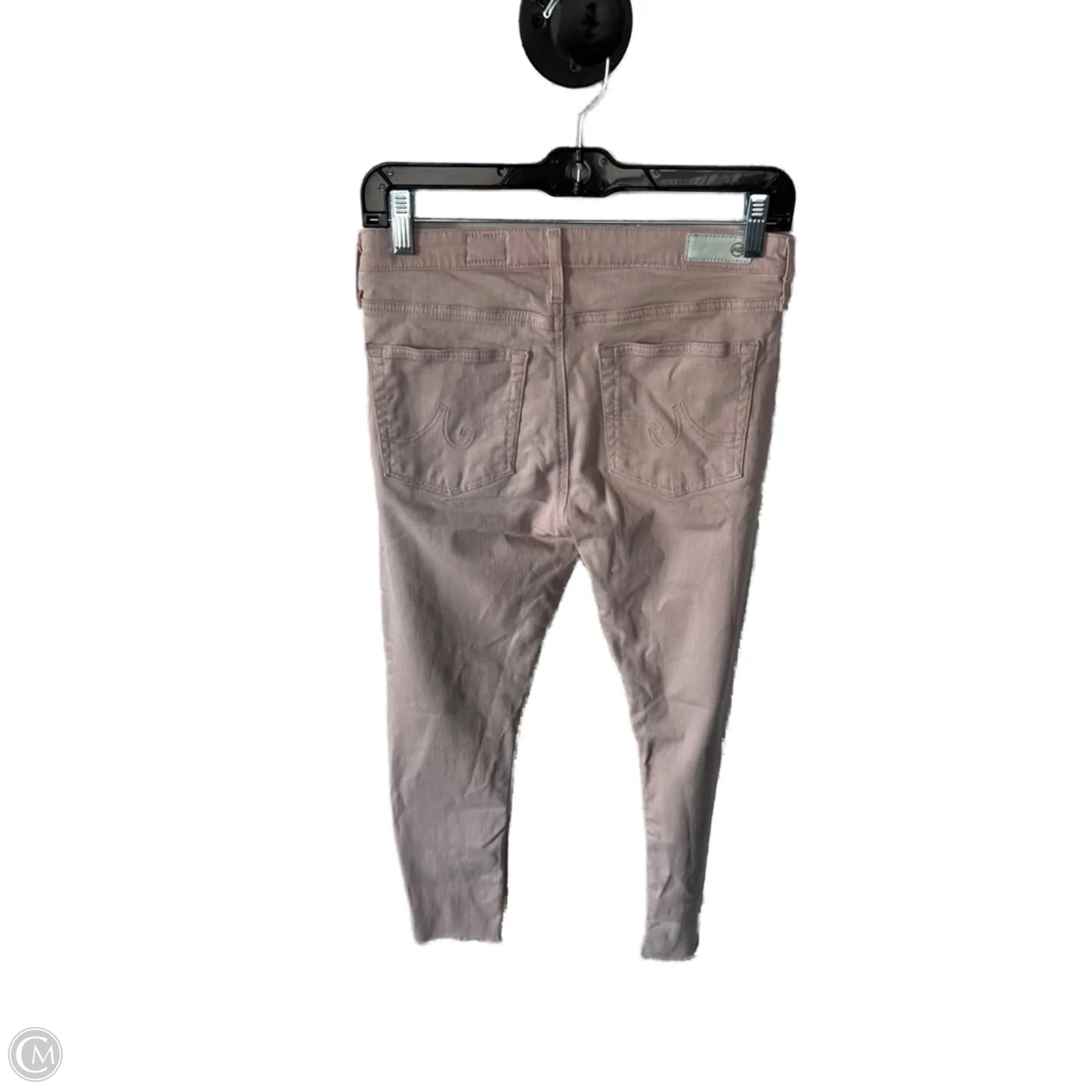 Jeans Skinny By Adriano Goldschmied In Pink Denim, Size: 4