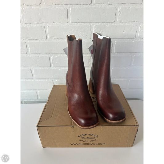 Boots Mid-calf Heels By Kork Ease In Brown, Size: 7