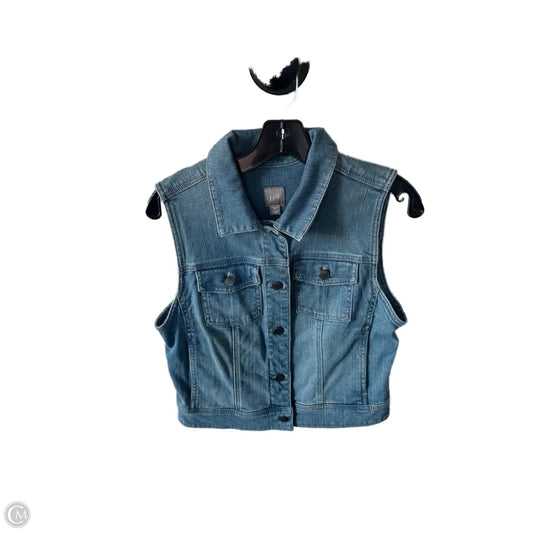 Vest Other By J. Jill In Blue Denim, Size: Xsp
