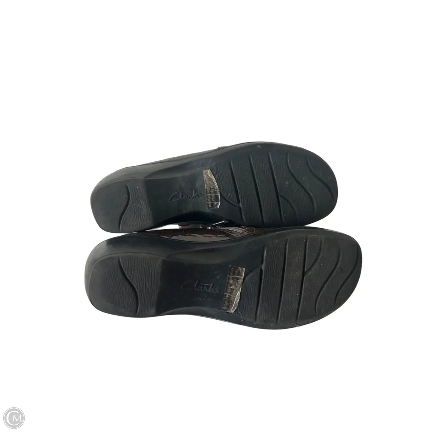 Shoes Flats By Clarks In Brown, Size: 7.5