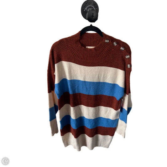 Dress Sweater By Altard State In Brown & Cream, Size: M