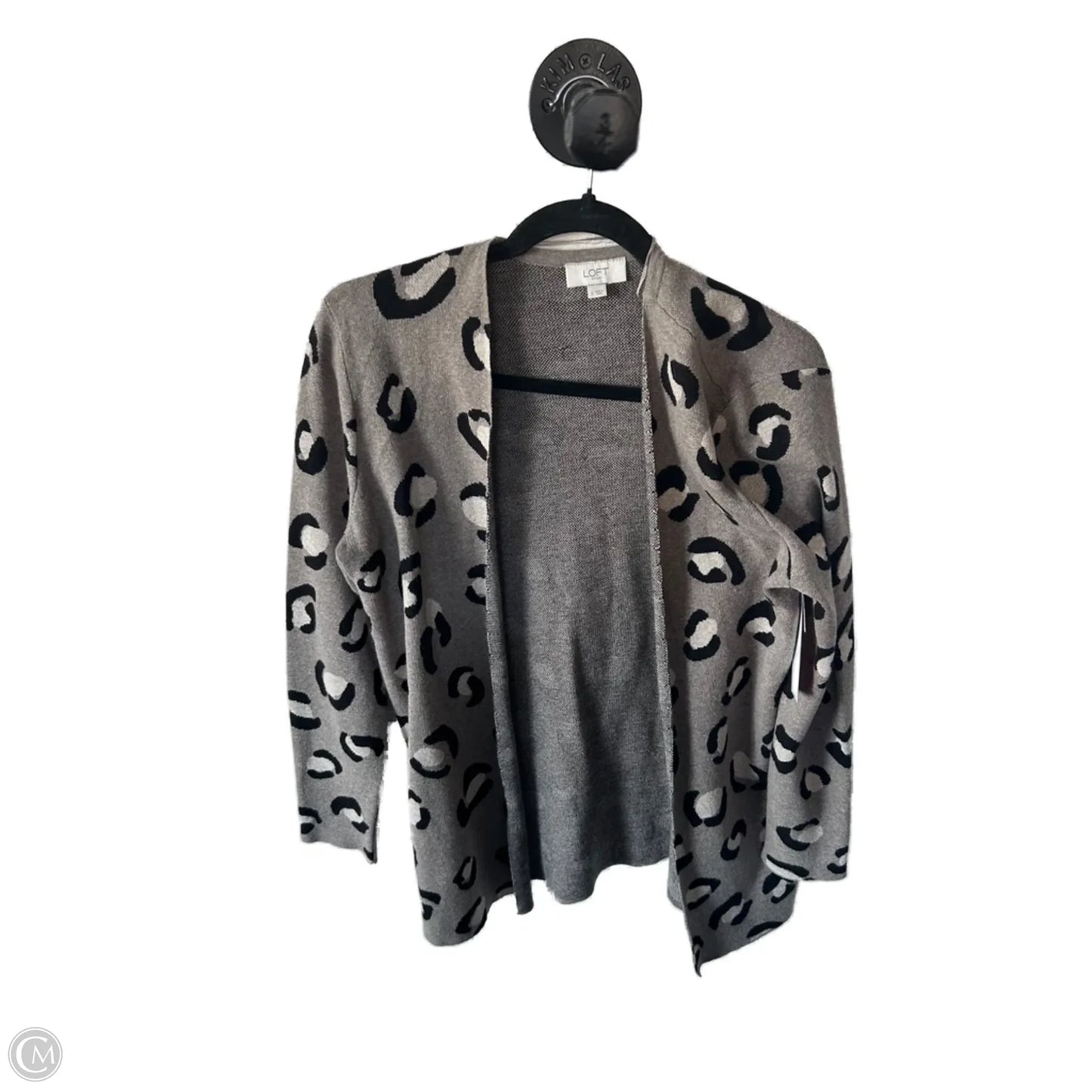 Sweater Cardigan By Loft In Brown, Size: S