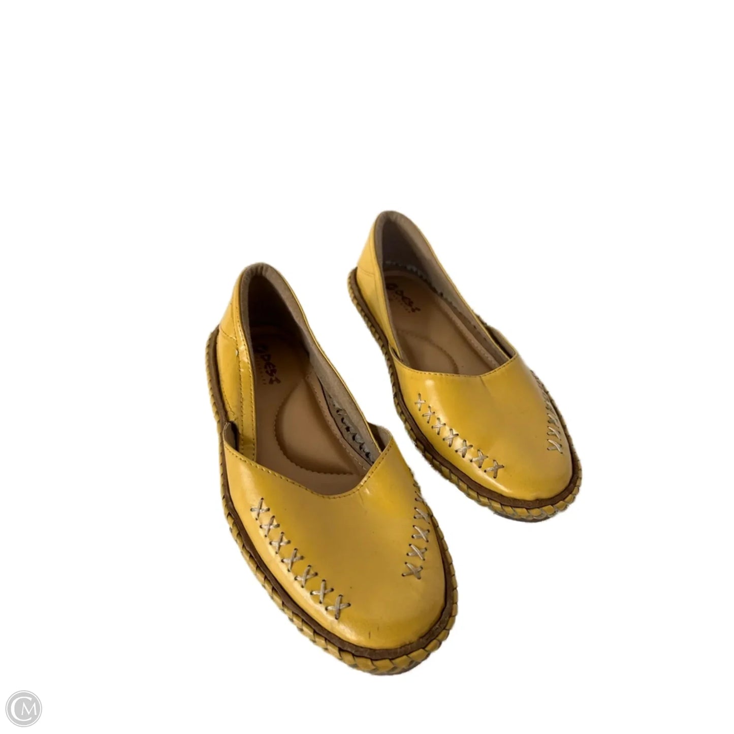 Shoes Flats By Clothes Mentor In Yellow, Size: 6