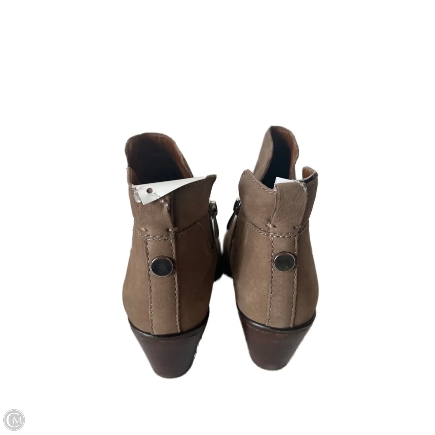 Boots Ankle Heels By Franco Sarto In Brown, Size: 6