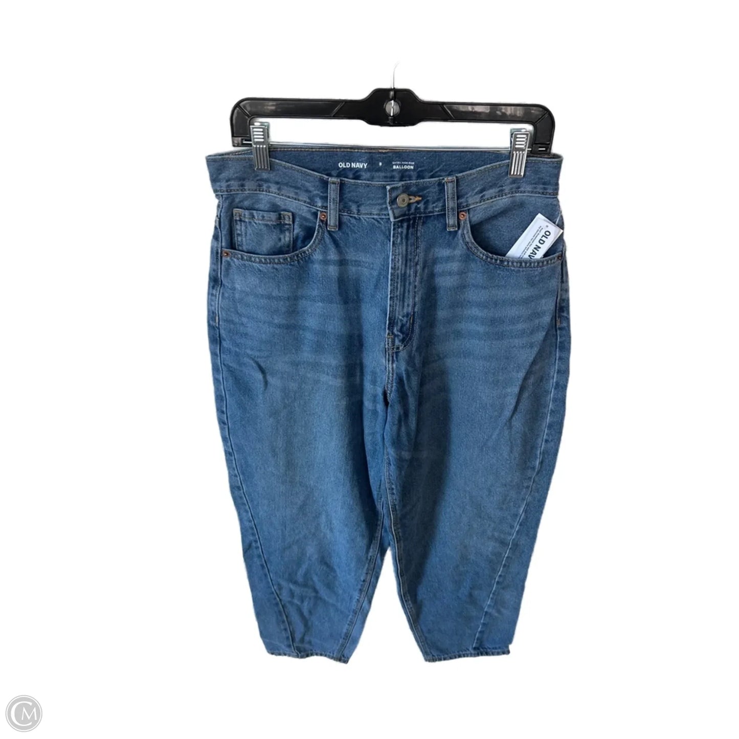 Jeans Wide Leg By Old Navy In Blue Denim, Size: 8