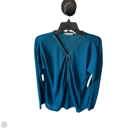 Top Long Sleeve By Soft Surroundings In Blue, Size: M