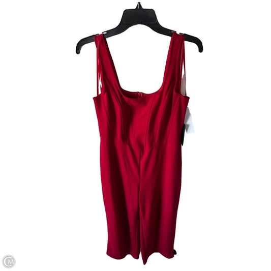 Jumpsuit By Bebe In Red, Size: L