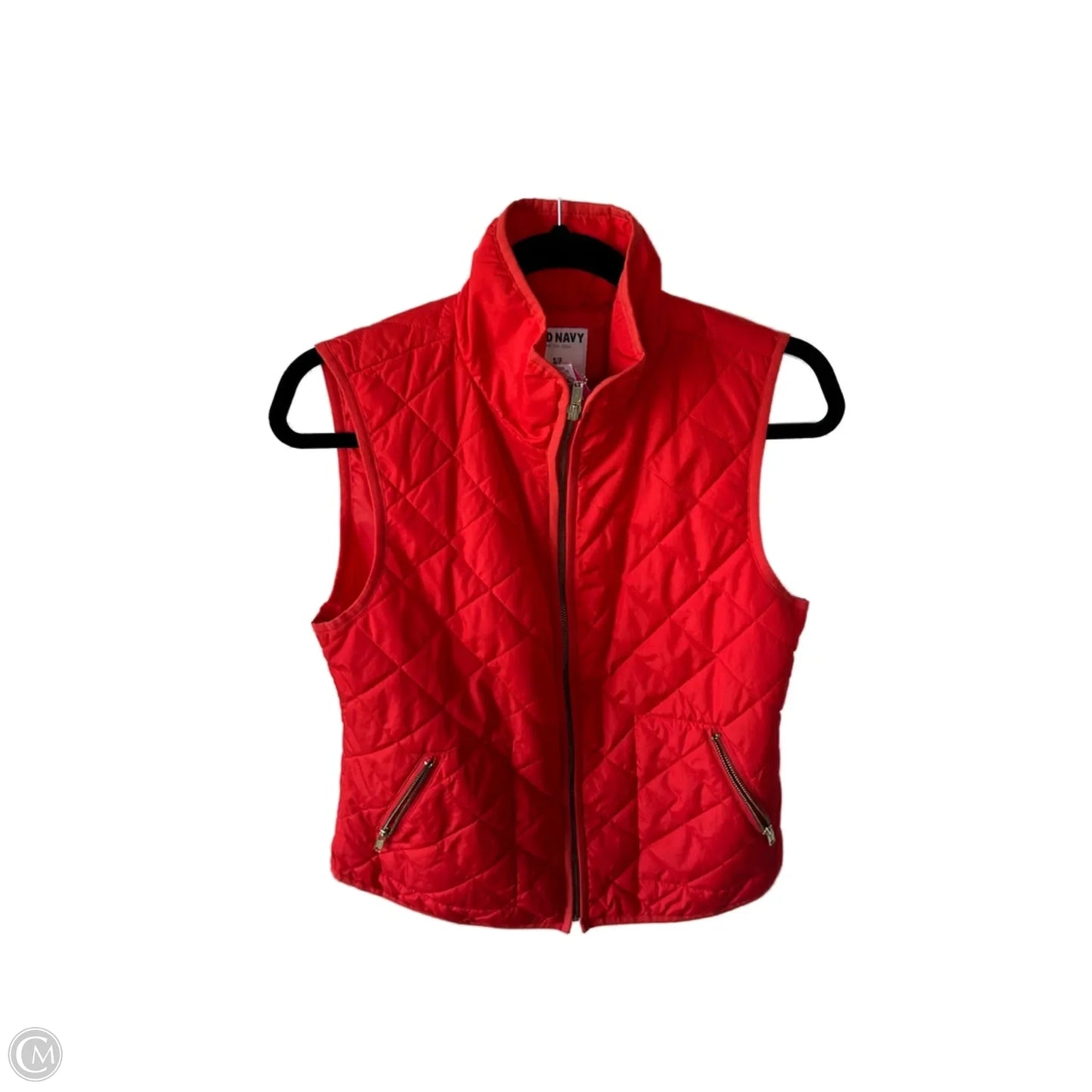 Vest Puffer & Quilted By Old Navy In Orange, Size: S