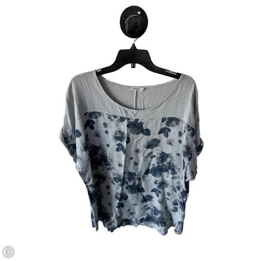 Top Short Sleeve By Clothes Mentor In Grey, Size: 1x