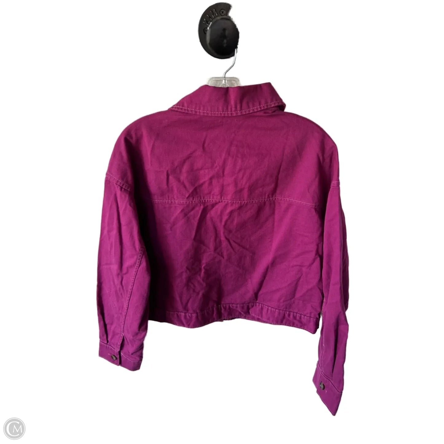 Jacket Denim By Old Navy In Purple, Size: L