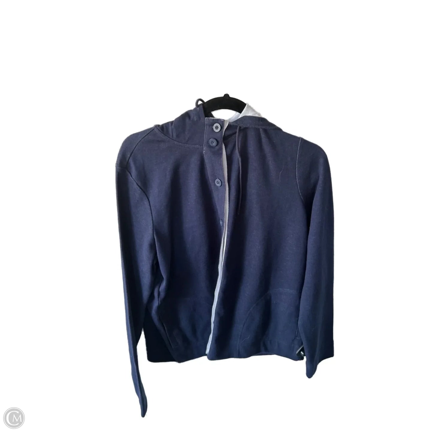 Jacket Shirt By Croft And Barrow In Blue, Size: M