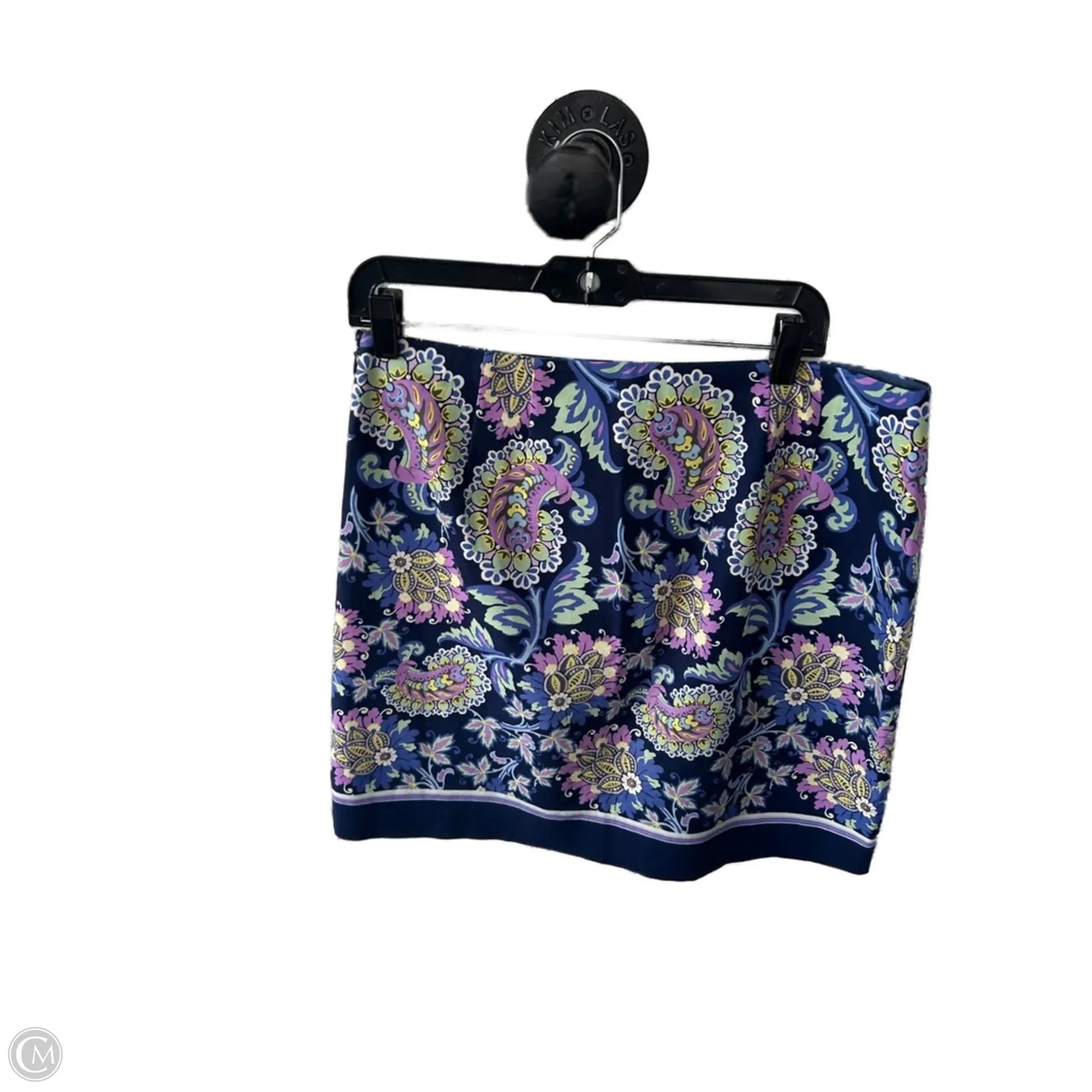 Skirt Mini & Short By Talbots In Blue & Purple, Size: 12p