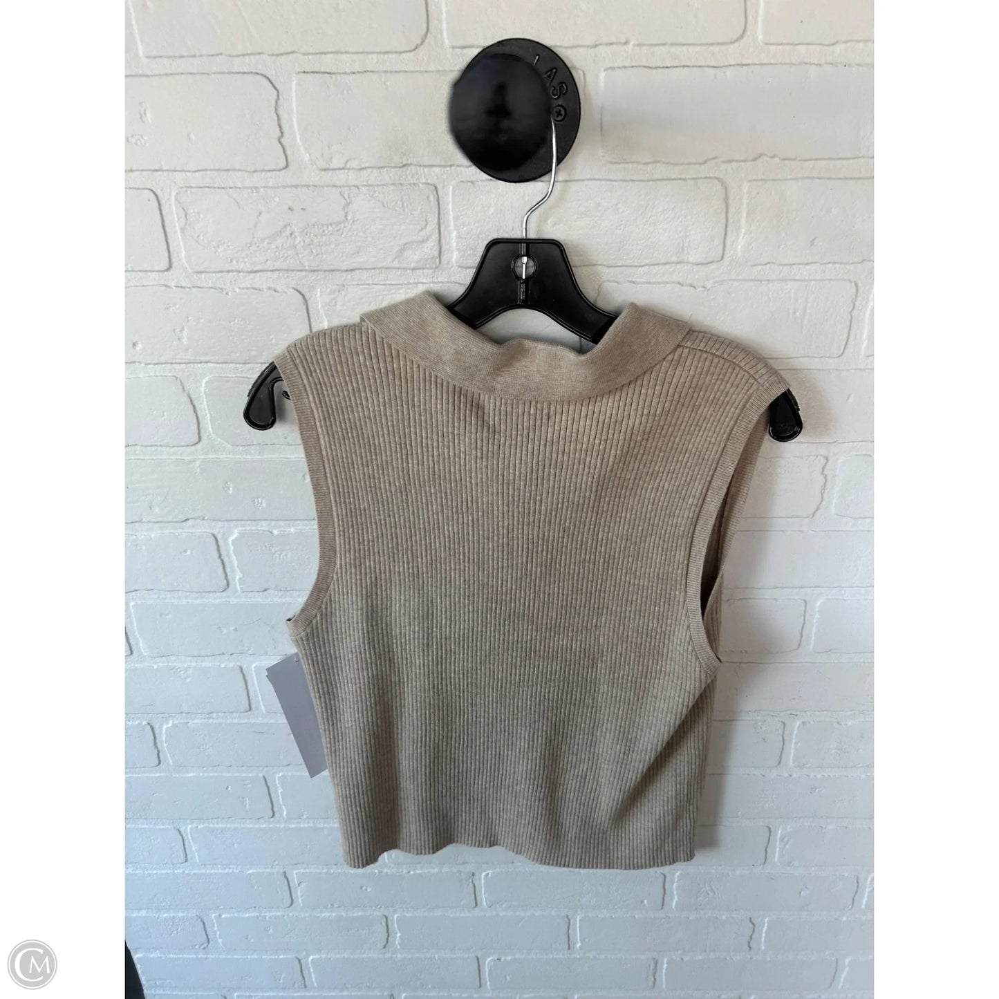 Vest Sweater By Old Navy In Tan, Size: Xl