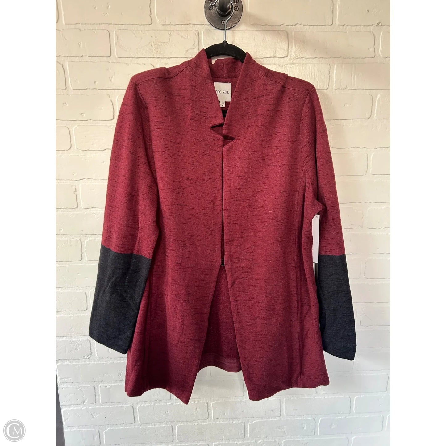 Cardigan By Nic + Zoe In Red, Size: Xxl