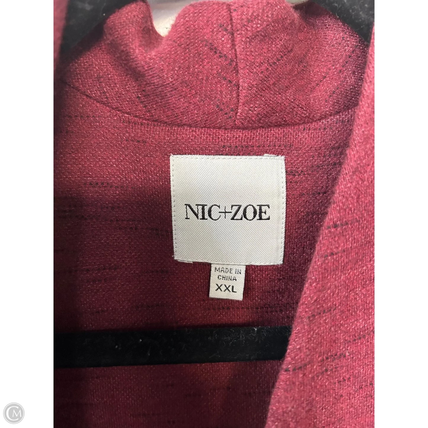 Cardigan By Nic + Zoe In Red, Size: Xxl
