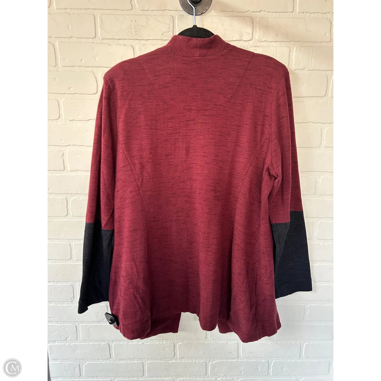 Cardigan By Nic + Zoe In Red, Size: Xxl