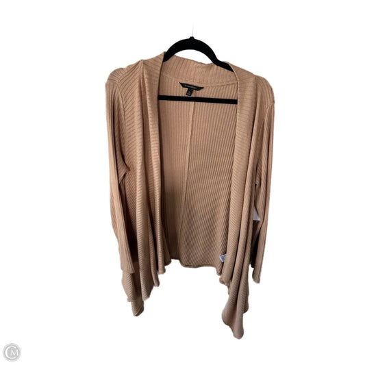 Sweater Cardigan By Banana Republic In Tan, Size: M