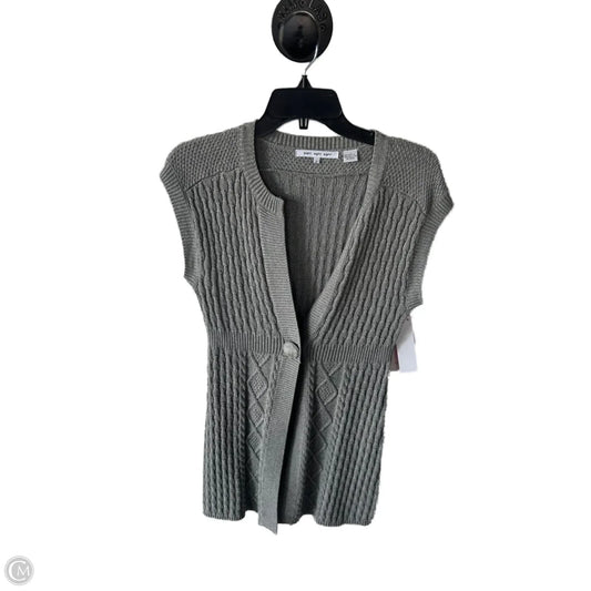 Vest Sweater By Eight Eight Eight In Grey, Size: S
