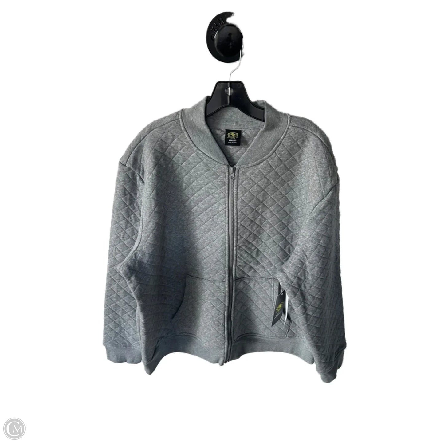 Sweatshirt Collar By Athletic Works In Grey, Size: 3x