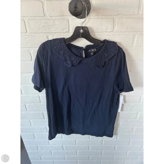 Top Short Sleeve By J. Crew In Blue, Size: M