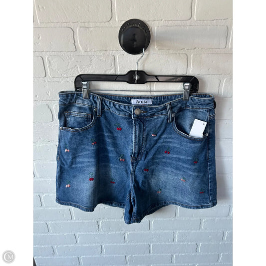 Shorts By Cmc In Blue Denim, Size: 14