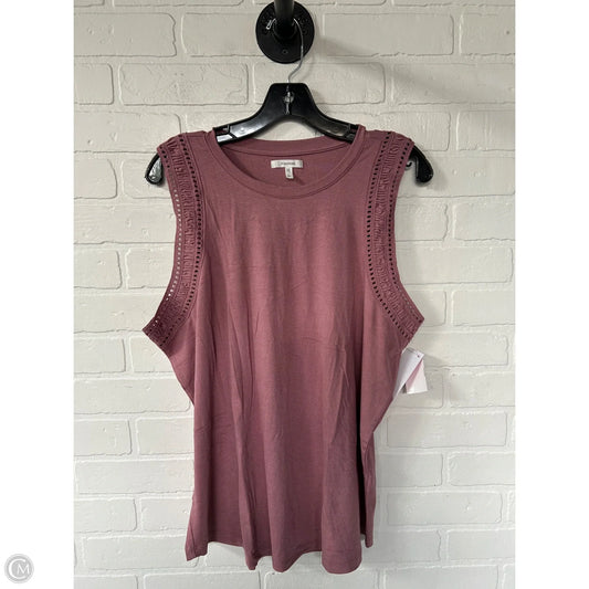 Top Sleeveless By Maurices In Pink, Size: Xl