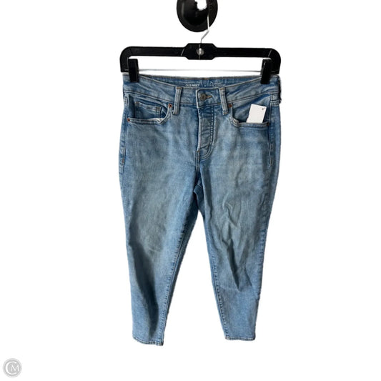 Jeans Straight By Old Navy In Blue Denim, Size: 0