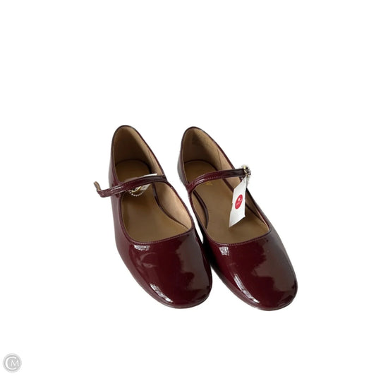 Shoes Flats By J. Crew In Red, Size: 9