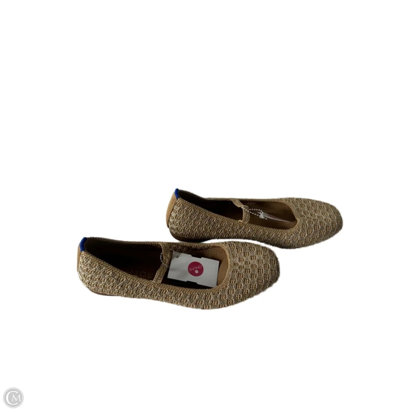 Shoes Flats By Rothys In Gold, Size: 5