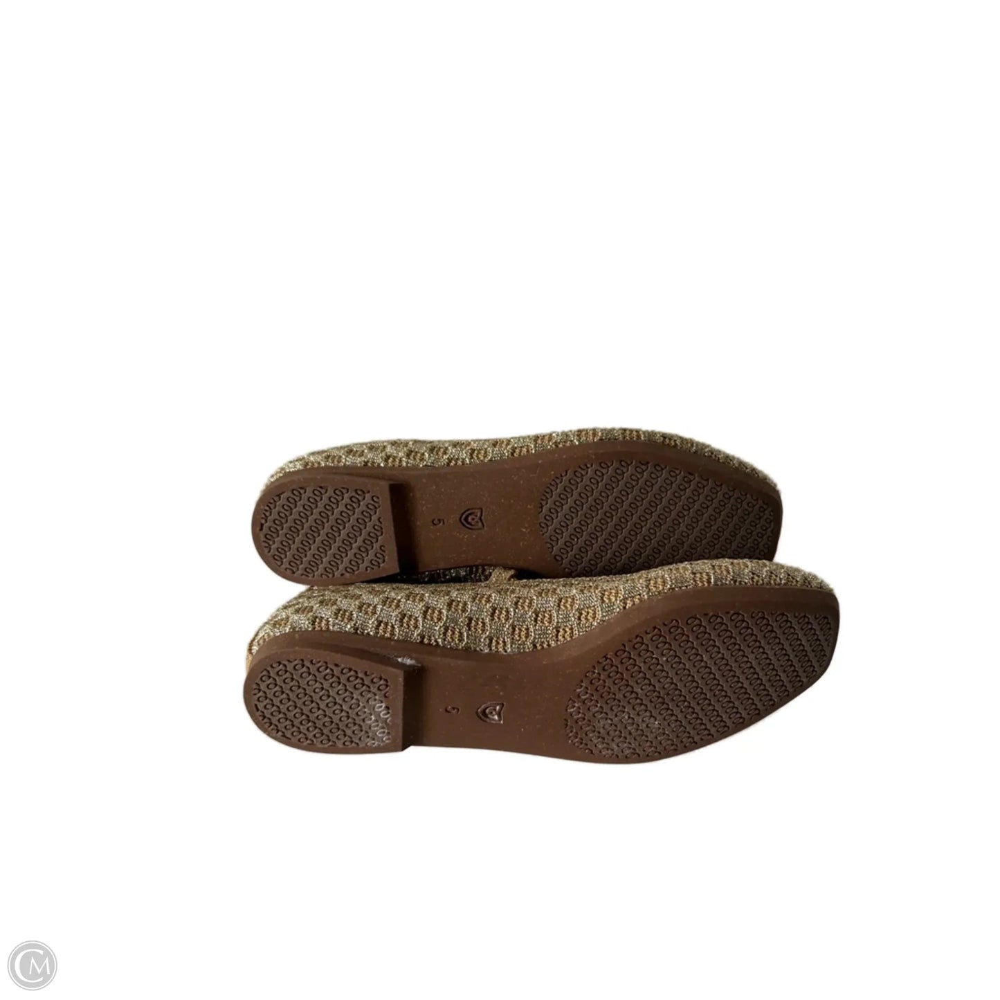Shoes Flats By Rothys In Gold, Size: 5