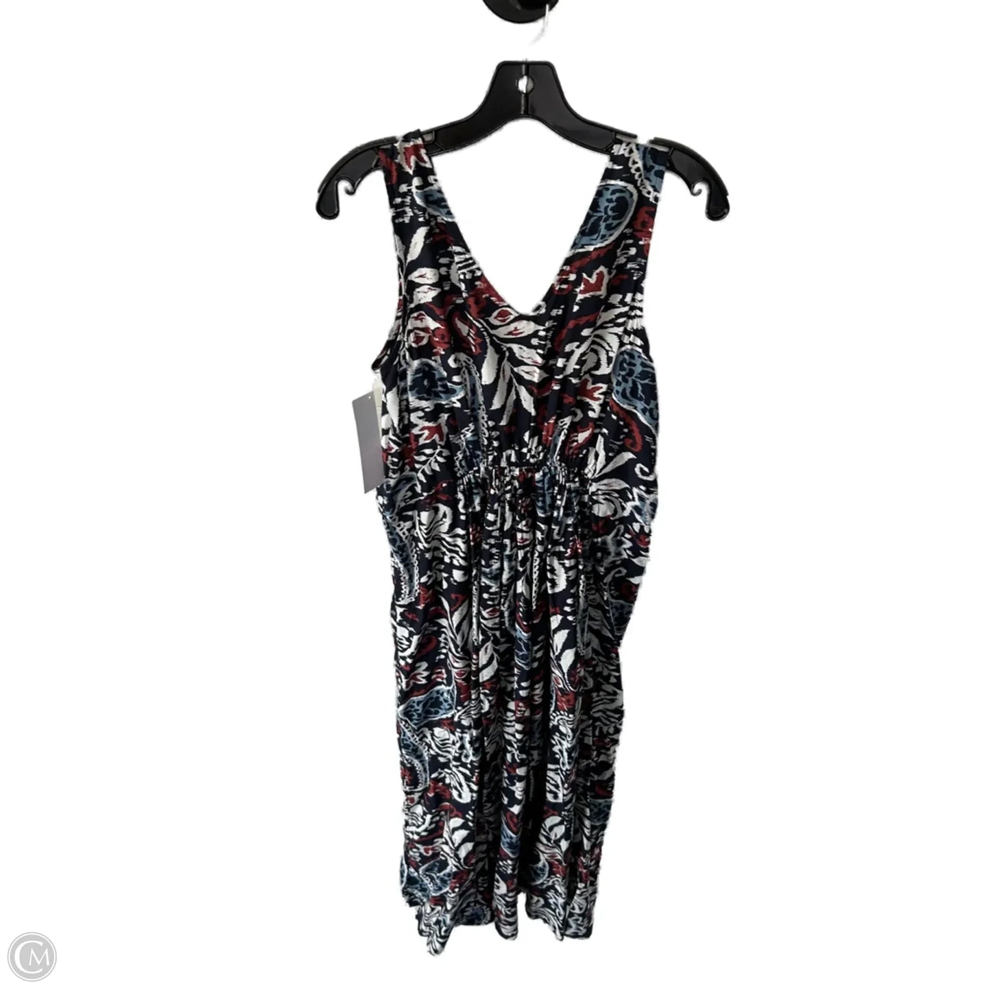 Dress Casual Maxi By Lucky Brand In Black & Brown, Size: M