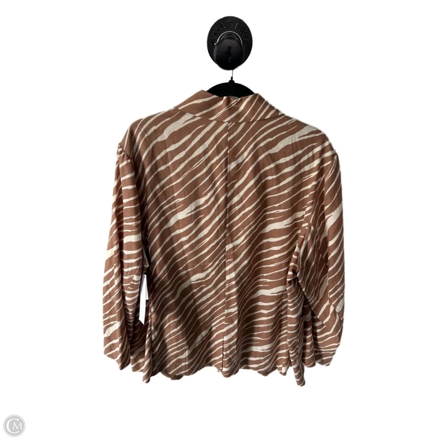 Blazer By A New Day In Brown & Cream, Size: Xxl
