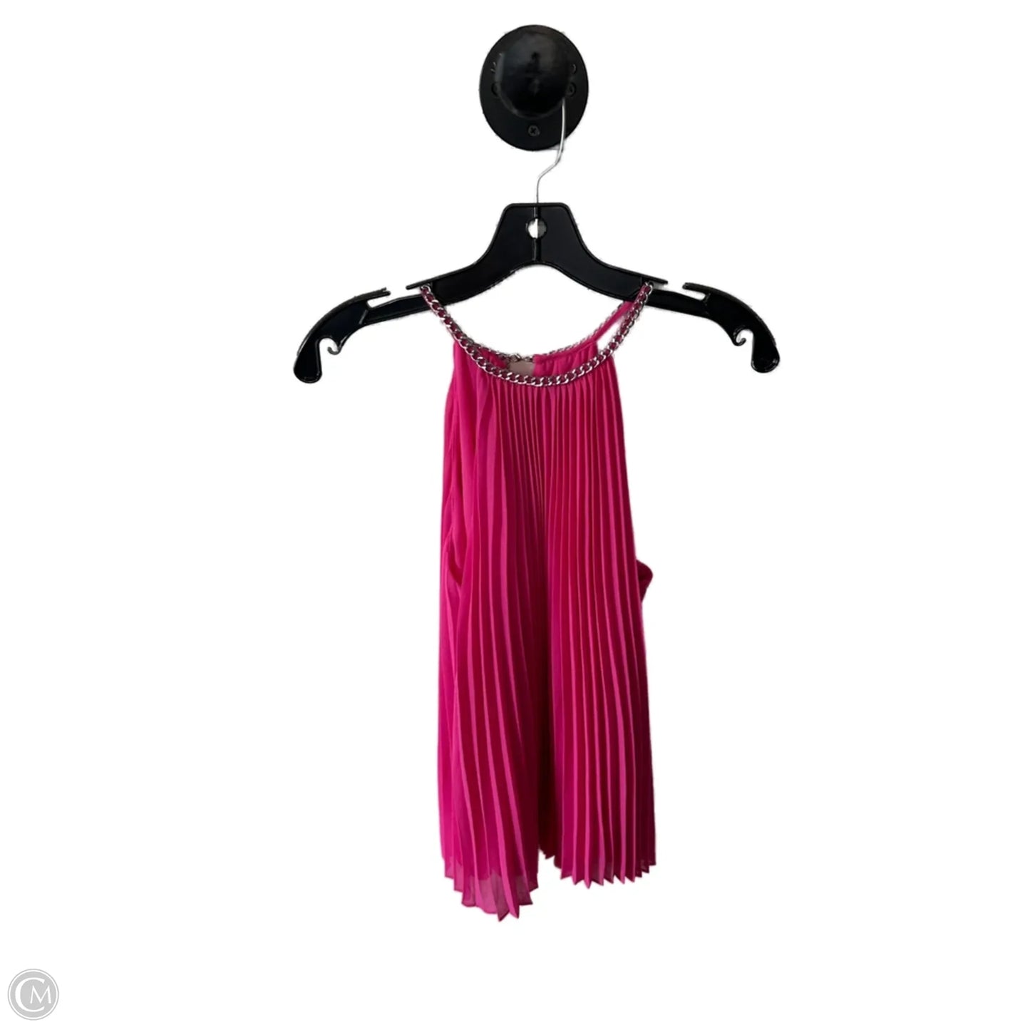 Top Sleeveless By Michael By Michael Kors In Pink & Silver, Size: M