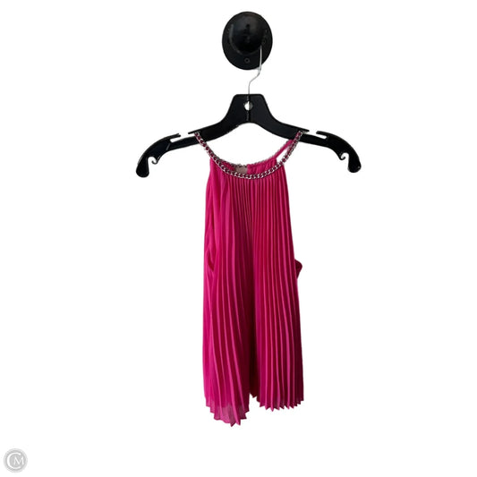 Top Sleeveless By Michael By Michael Kors In Pink & Silver, Size: M