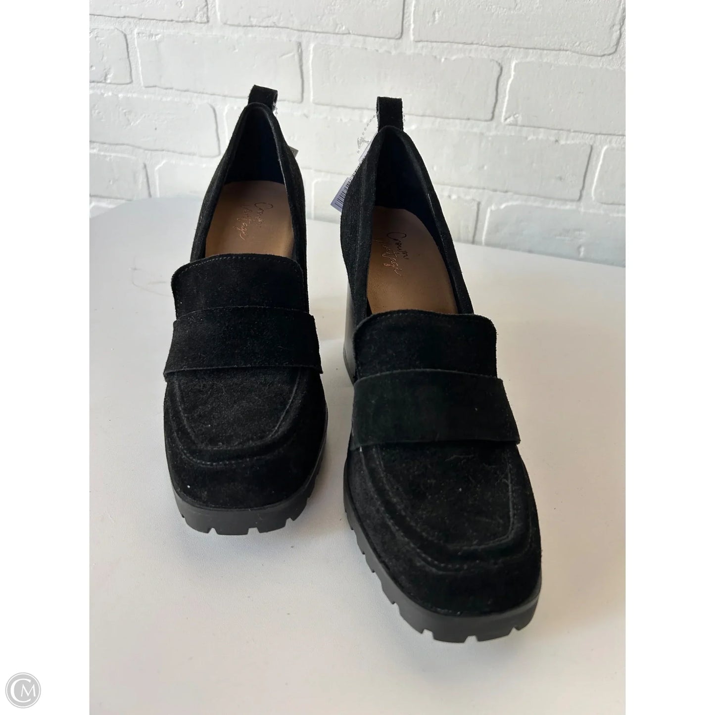 Shoes Heels Block By Crown Vintage In Black, Size: 8.5