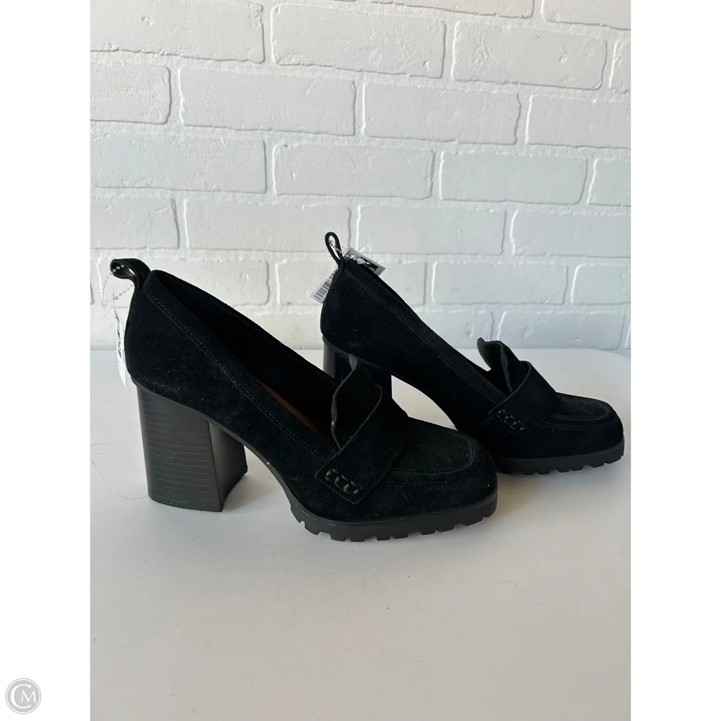 Shoes Heels Block By Crown Vintage In Black, Size: 8.5