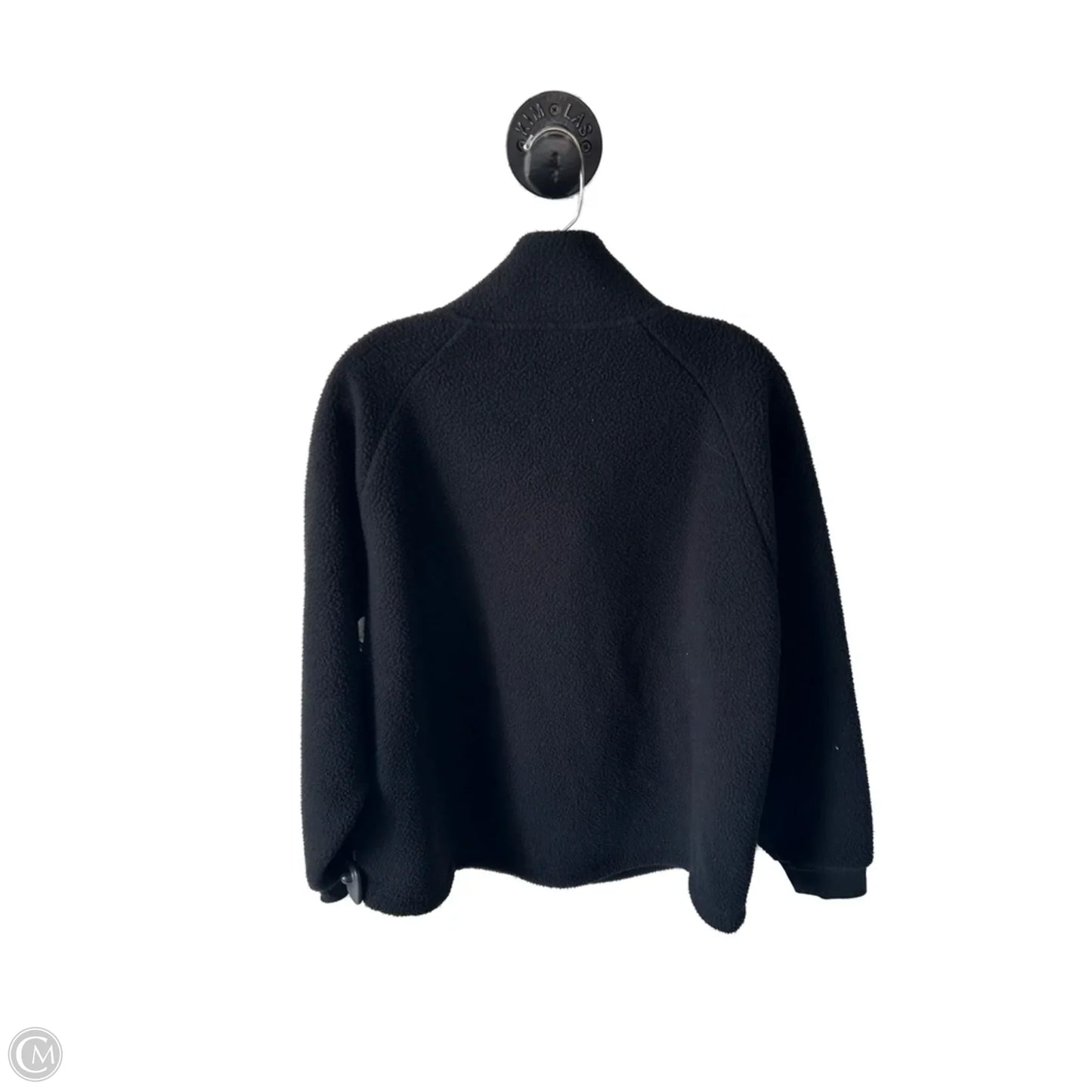 Jacket Fleece By Eddie Bauer In Black, Size: L
