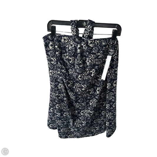 Dress Casual Short By H&m In Blue & Tan, Size: L