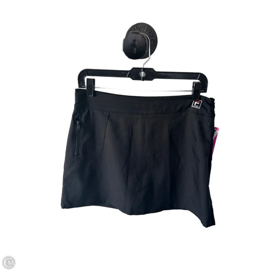 Athletic Skort By Fila In Black, Size: 10