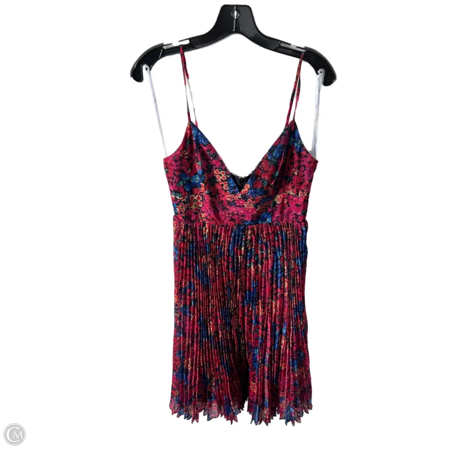 Dress Party Midi By Lulus In Black & Red, Size: M